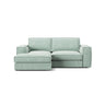 Pola 2-Sitzer Ecksofa, Linke Seite, aus Samt oder Strukturstoff, 226x158 cm - ZEN ZONE Furniture