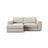 Pola 2-Sitzer Ecksofa, Linke Seite, aus Samt oder Strukturstoff, 226x158 cm - ZEN ZONE Furniture