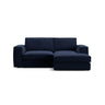 Pola 2-Sitzer Ecksofa, Rechte Seite, aus Samt oder Strukturstoff, 226x158 cm - ZEN ZONE Furniture