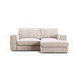 Pola 2-Sitzer Ecksofa, Rechte Seite, aus Samt oder Strukturstoff, 226x158 cm - ZEN ZONE Furniture