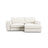 Pola 2-Sitzer Ecksofa, Rechte Seite, aus Samt oder Strukturstoff, 226x158 cm - ZEN ZONE Furniture