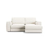 Pola 2-Sitzer Ecksofa, Rechte Seite, aus Samt oder Strukturstoff, 226x158 cm - ZEN ZONE Furniture