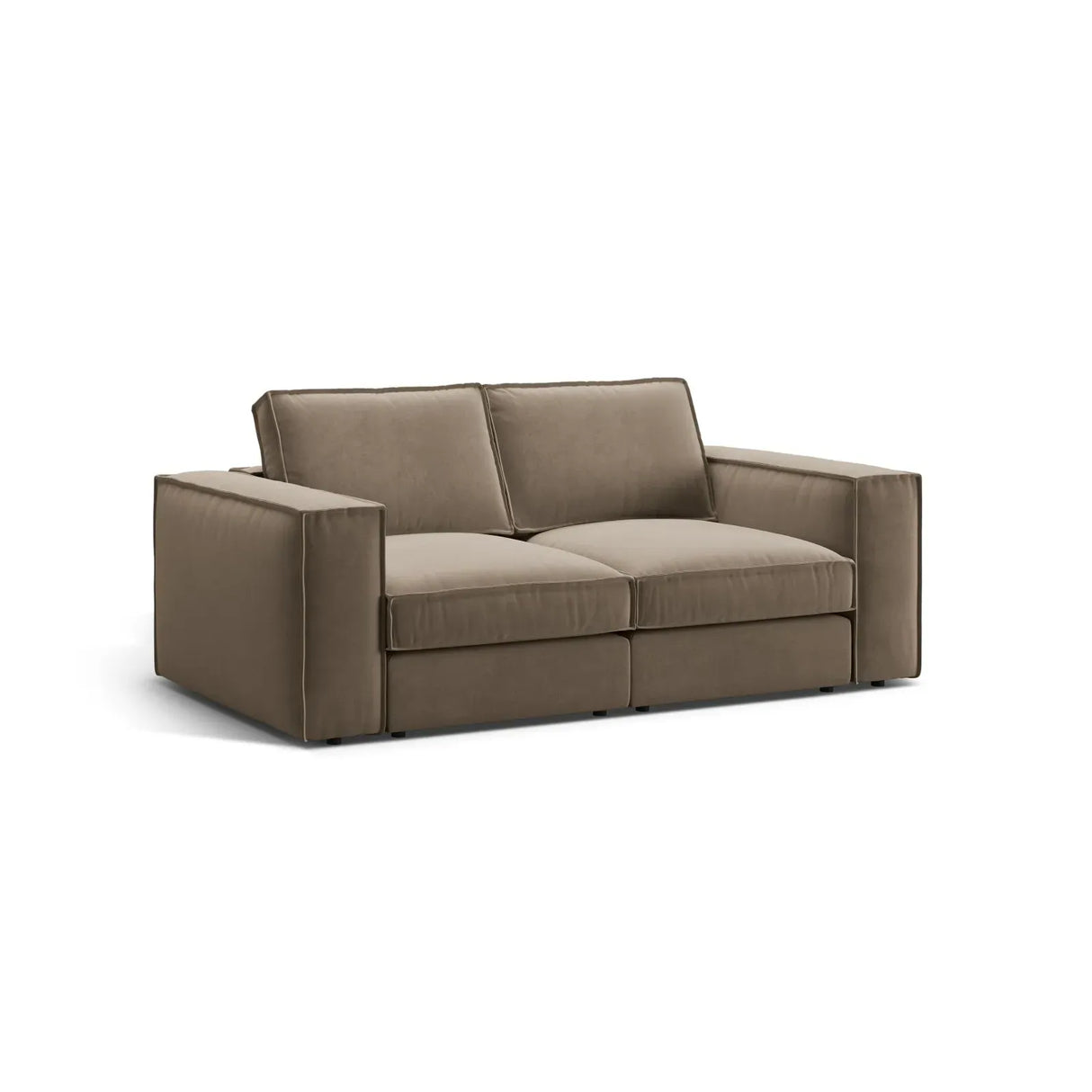 Pola 2-Sitzer Sofa aus Samt oder Strukturstoff, 206x103 cm - ZEN ZONE Furniture