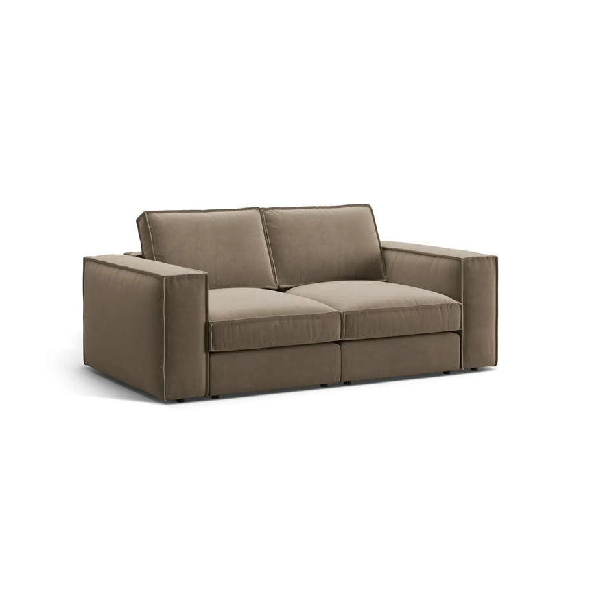 Pola 2-Sitzer Sofa aus Samt oder Strukturstoff, 206x103 cm - ZEN ZONE Furniture