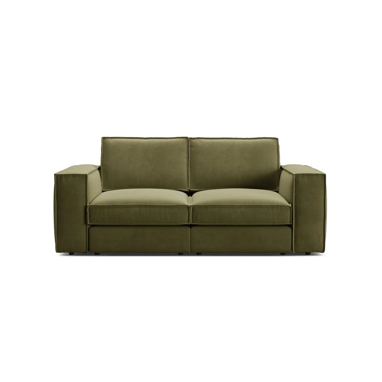Pola 2-Sitzer Sofa aus Samt oder Strukturstoff, 206x103 cm - ZEN ZONE Furniture