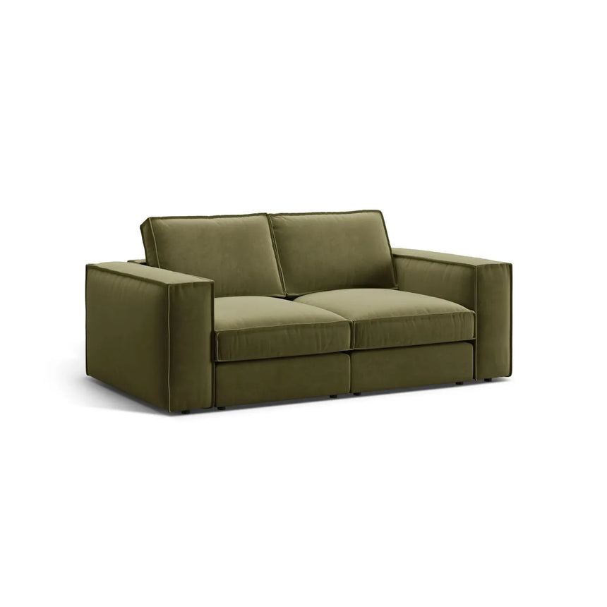 Pola 2-Sitzer Sofa aus Samt oder Strukturstoff, 206x103 cm - ZEN ZONE Furniture