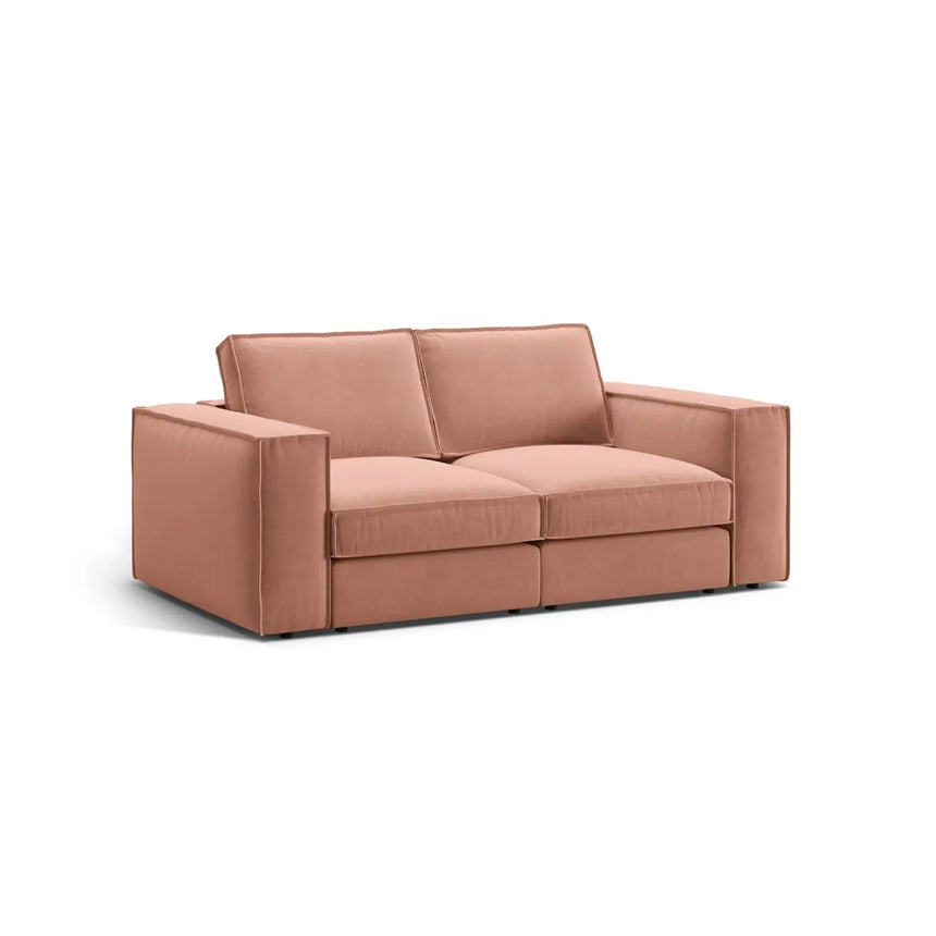 Pola 2-Sitzer Sofa aus Samt oder Strukturstoff, 206x103 cm - ZEN ZONE Furniture