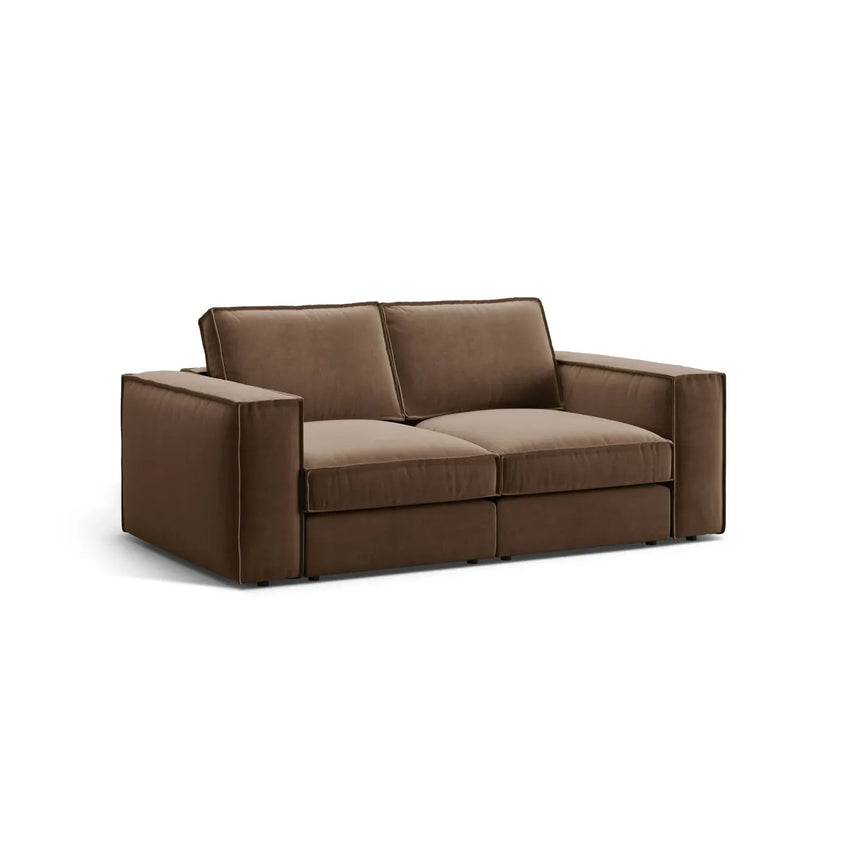 Pola 2-Sitzer Sofa aus Samt oder Strukturstoff, 206x103 cm - ZEN ZONE Furniture