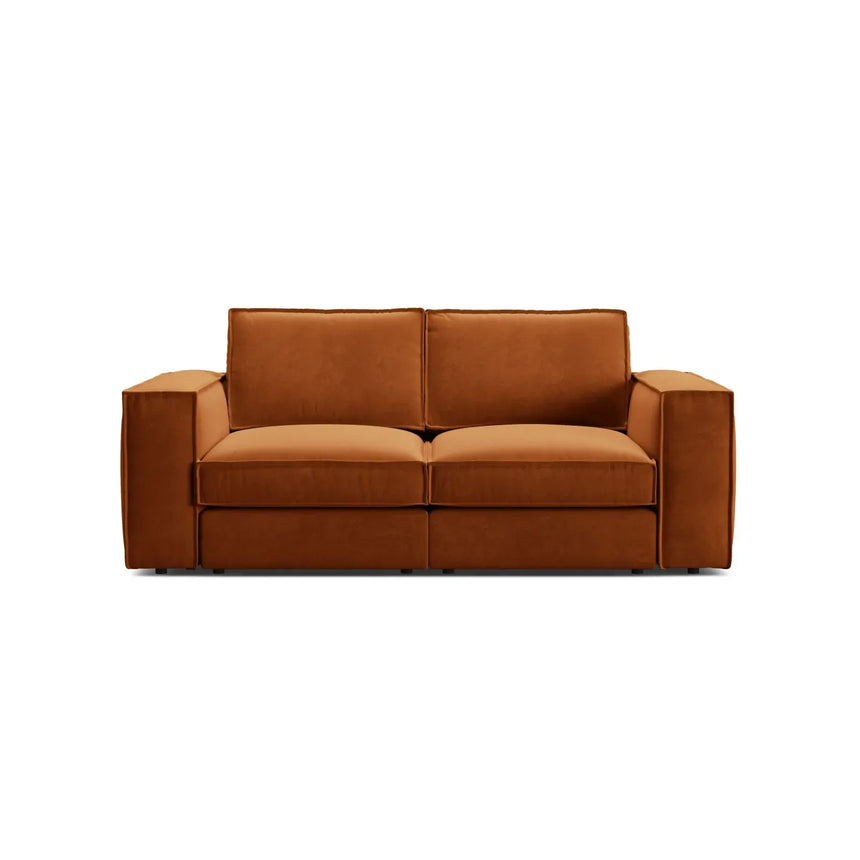 Pola 2-Sitzer Sofa aus Samt oder Strukturstoff, 206x103 cm - ZEN ZONE Furniture