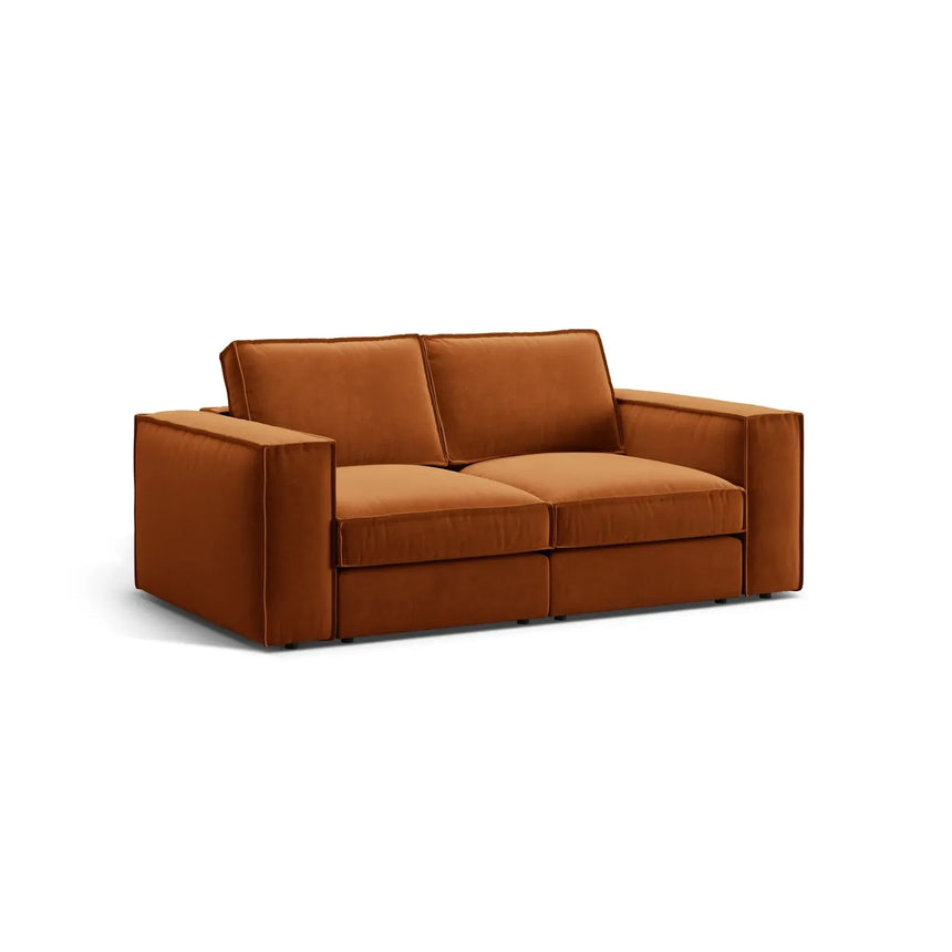 Pola 2-Sitzer Sofa aus Samt oder Strukturstoff, 206x103 cm - ZEN ZONE Furniture