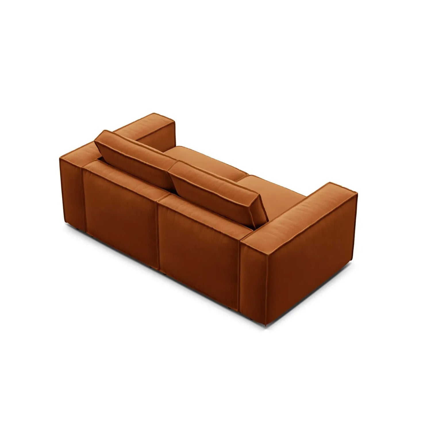 Pola 2-Sitzer Sofa aus Samt oder Strukturstoff, 206x103 cm - ZEN ZONE Furniture
