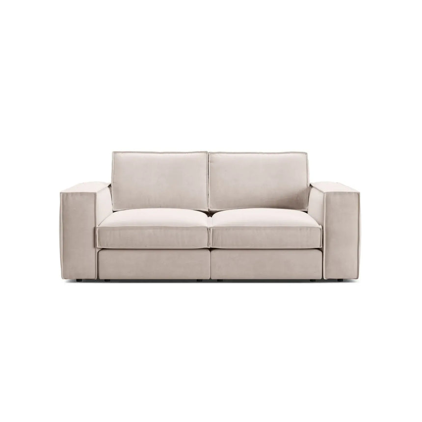 Pola 2-Sitzer Sofa aus Samt oder Strukturstoff, 206x103 cm - ZEN ZONE Furniture