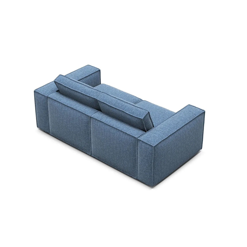 Pola 2-Sitzer Sofa aus Samt oder Strukturstoff, 206x103 cm - ZEN ZONE Furniture
