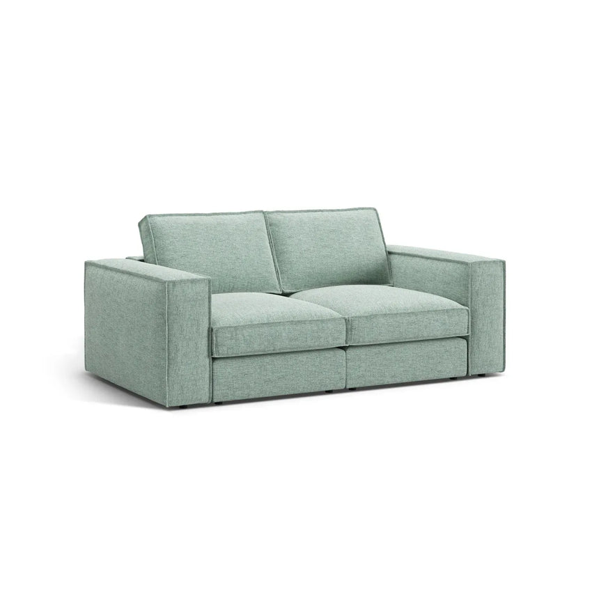 Pola 2-Sitzer Sofa aus Samt oder Strukturstoff, 206x103 cm - ZEN ZONE Furniture