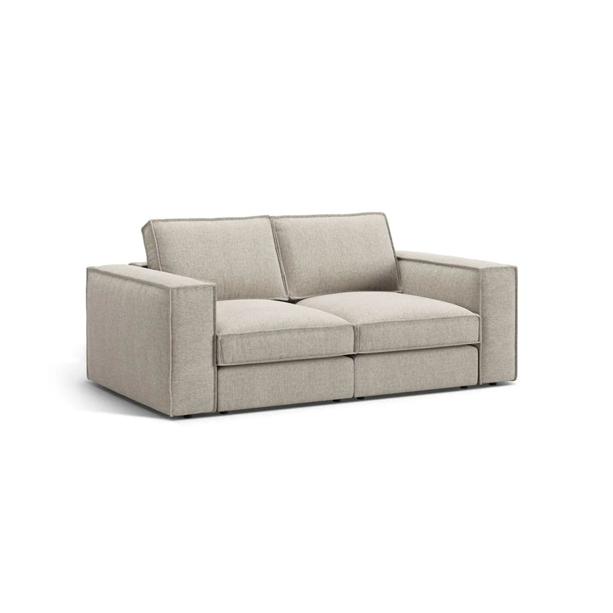 Pola 2-Sitzer Sofa aus Samt oder Strukturstoff, 206x103 cm - ZEN ZONE Furniture