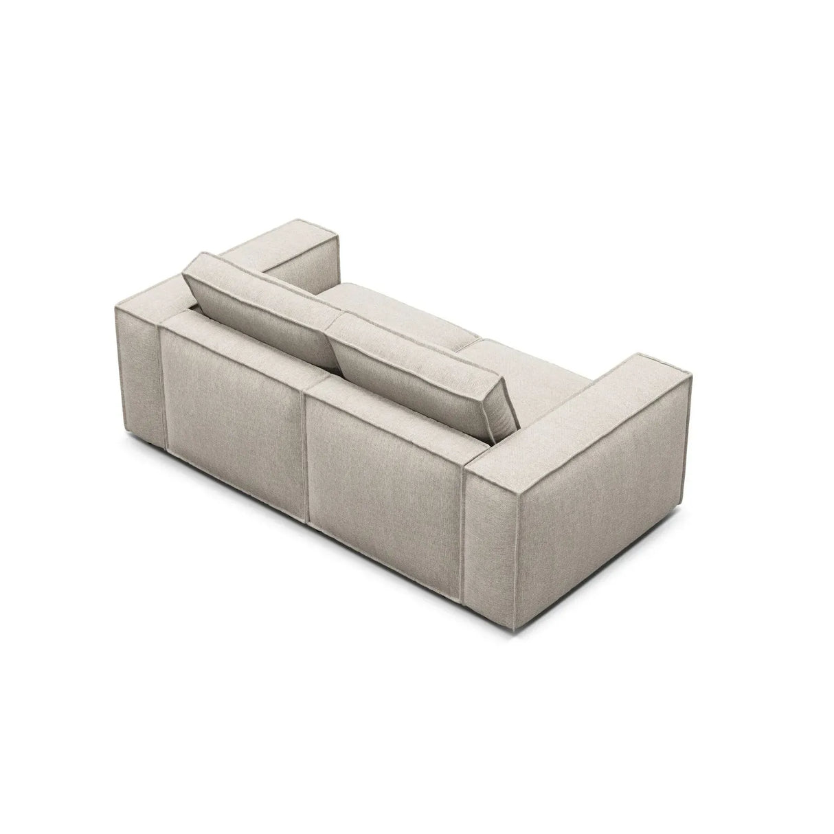 Pola 2-Sitzer Sofa aus Samt oder Strukturstoff, 206x103 cm - ZEN ZONE Furniture