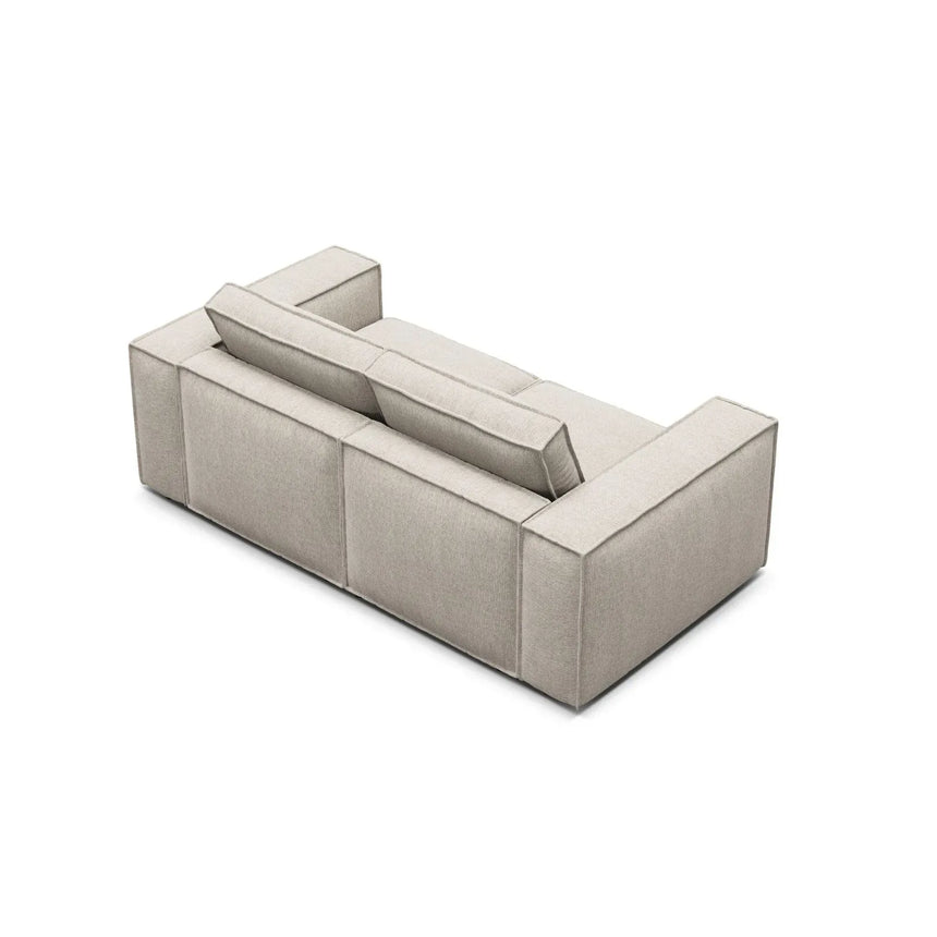 Pola 2-Sitzer Sofa aus Samt oder Strukturstoff, 206x103 cm - ZEN ZONE Furniture