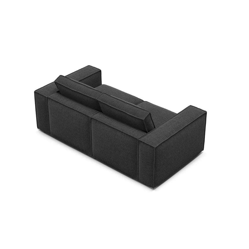Pola 2-Sitzer Sofa aus Samt oder Strukturstoff, 206x103 cm - ZEN ZONE Furniture