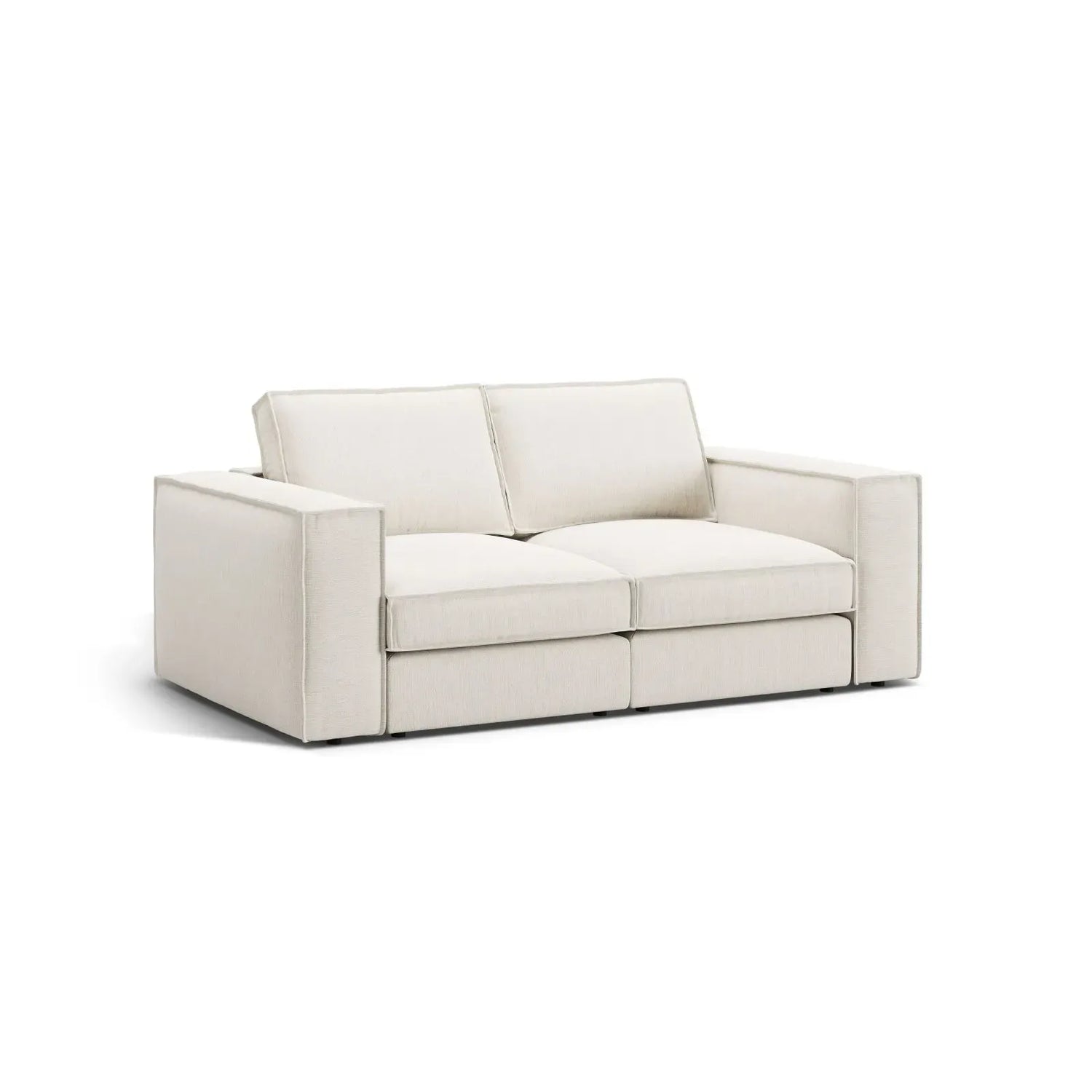 Pola 2-Sitzer Sofa aus Samt oder Strukturstoff, 206x103 cm - ZEN ZONE Furniture