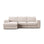 Pola 3-Sitzer Ecksofa, Linke Seite, aus Samt oder Strukturstoff, 284x158 cm - ZEN ZONE Furniture