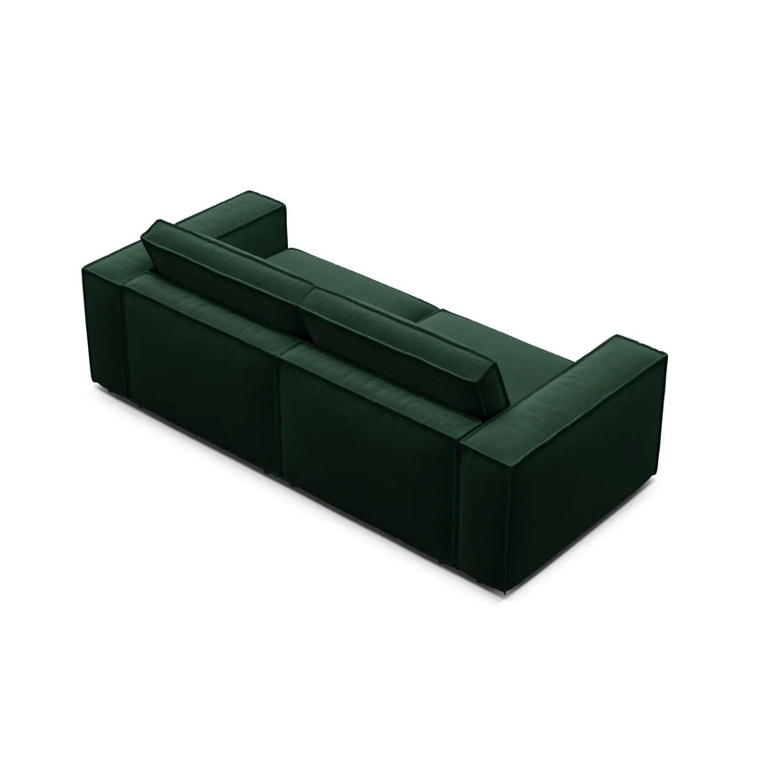 Pola 3-Sitzer Sofa aus Samt oder Strukturstoff, 236x103 cm - ZEN ZONE Furniture