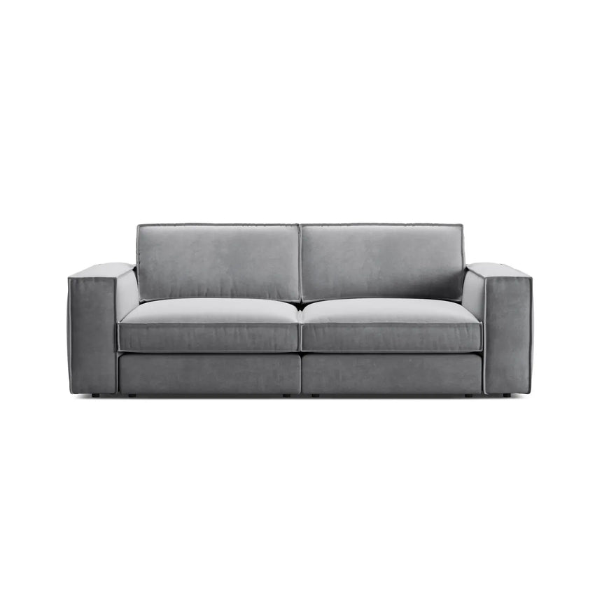 Pola 3-Sitzer Sofa aus Samt oder Strukturstoff, 236x103 cm - ZEN ZONE Furniture
