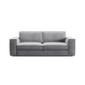 Pola 3-Sitzer Sofa aus Samt oder Strukturstoff, 236x103 cm - ZEN ZONE Furniture
