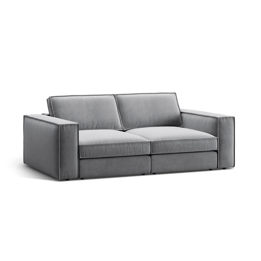 Pola 3-Sitzer Sofa aus Samt oder Strukturstoff, 236x103 cm - ZEN ZONE Furniture