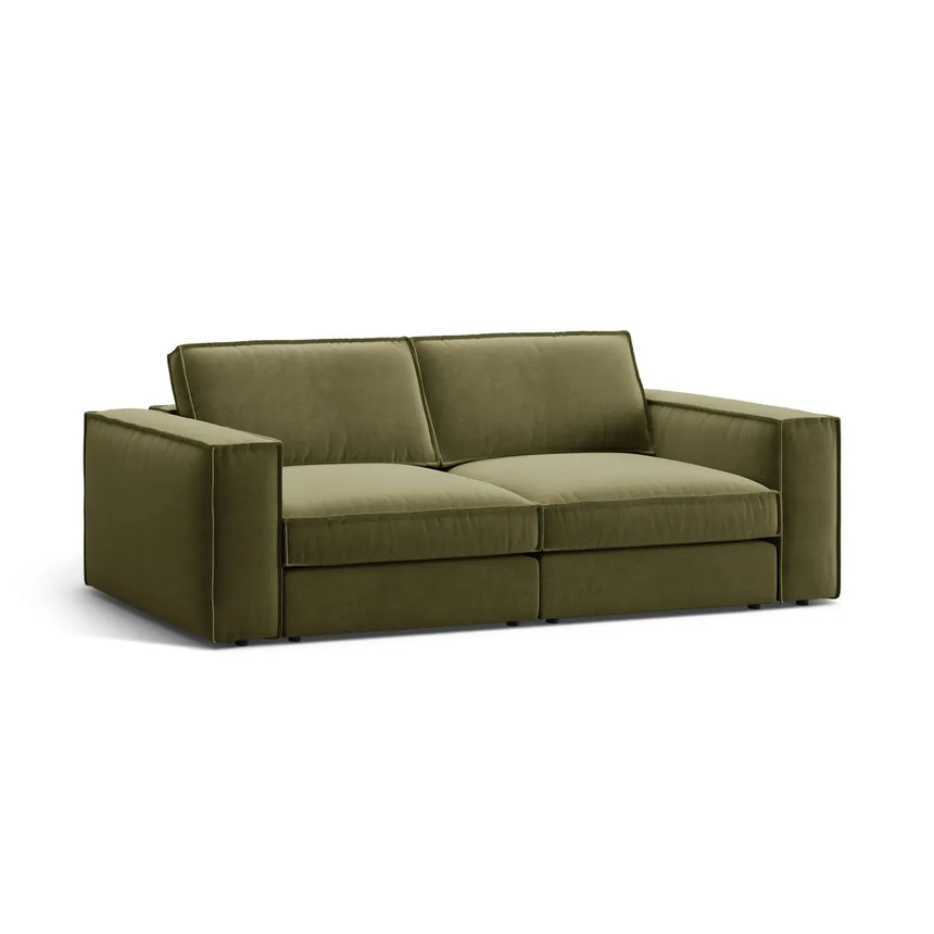 Pola 3-Sitzer Sofa aus Samt oder Strukturstoff, 236x103 cm - ZEN ZONE Furniture