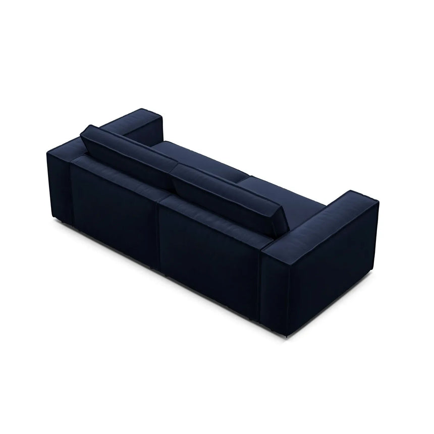 Pola 3-Sitzer Sofa aus Samt oder Strukturstoff, 236x103 cm - ZEN ZONE Furniture