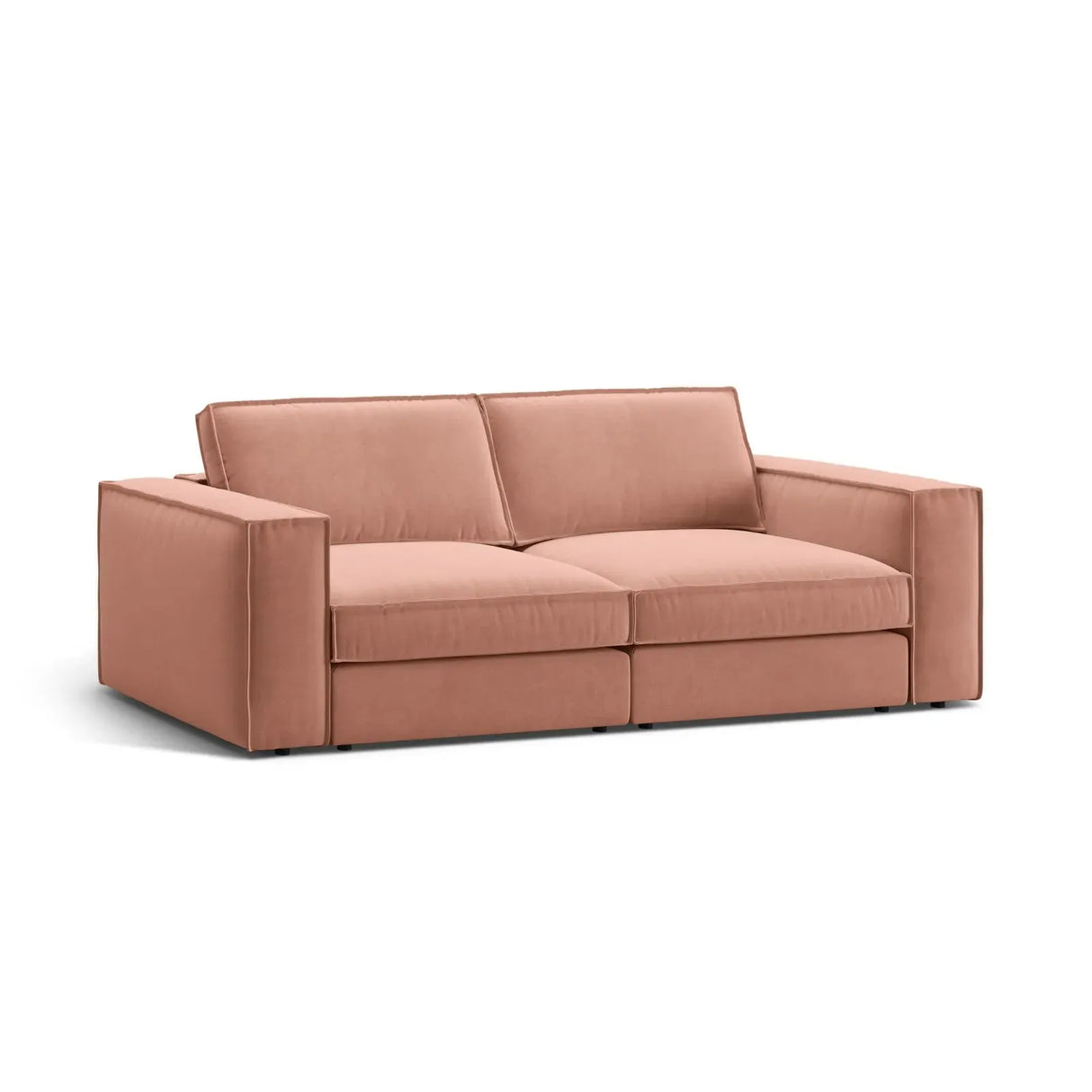 Pola 3-Sitzer Sofa aus Samt oder Strukturstoff, 236x103 cm - ZEN ZONE Furniture