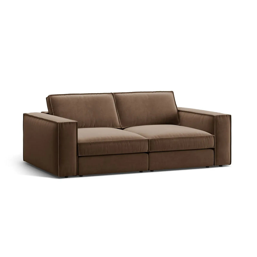 Pola 3-Sitzer Sofa aus Samt oder Strukturstoff, 236x103 cm - ZEN ZONE Furniture