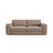 Pola 3-Sitzer Sofa aus Samt oder Strukturstoff, 236x103 cm - ZEN ZONE Furniture