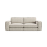 Pola 3-Sitzer Sofa aus Samt oder Strukturstoff, 236x103 cm - ZEN ZONE Furniture