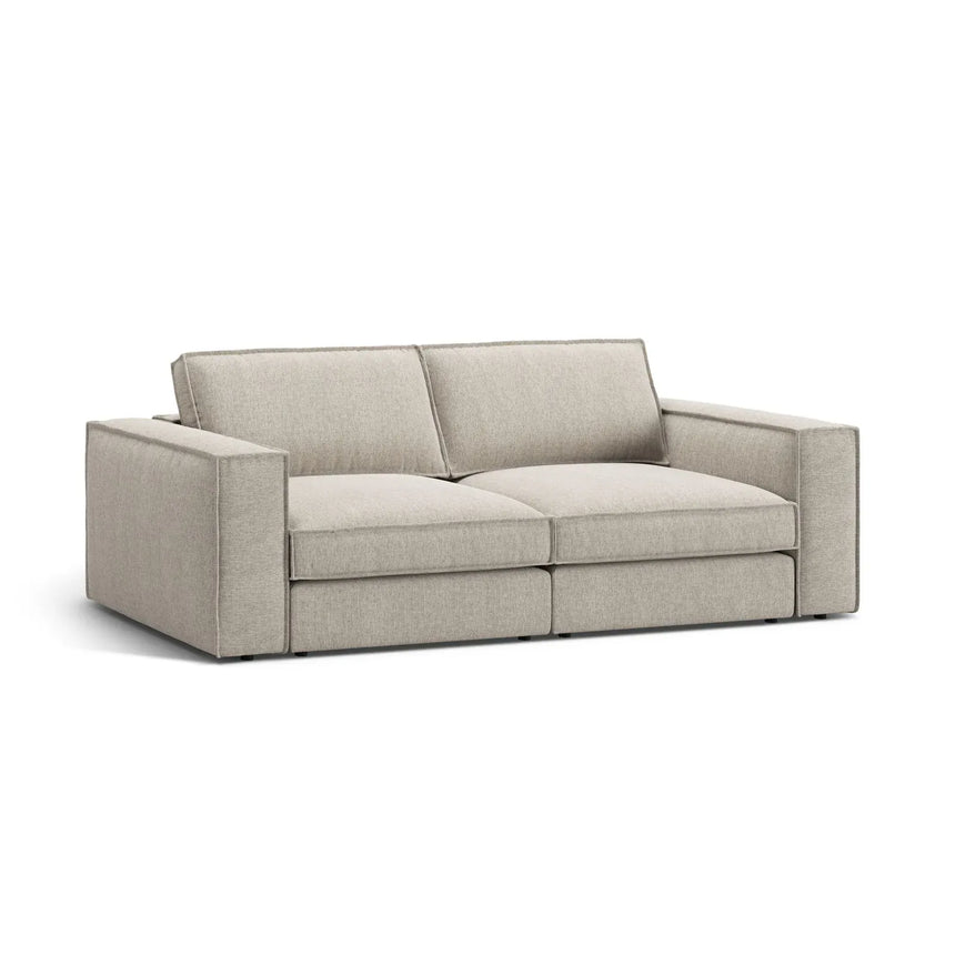Pola 3-Sitzer Sofa aus Samt oder Strukturstoff, 236x103 cm - ZEN ZONE Furniture