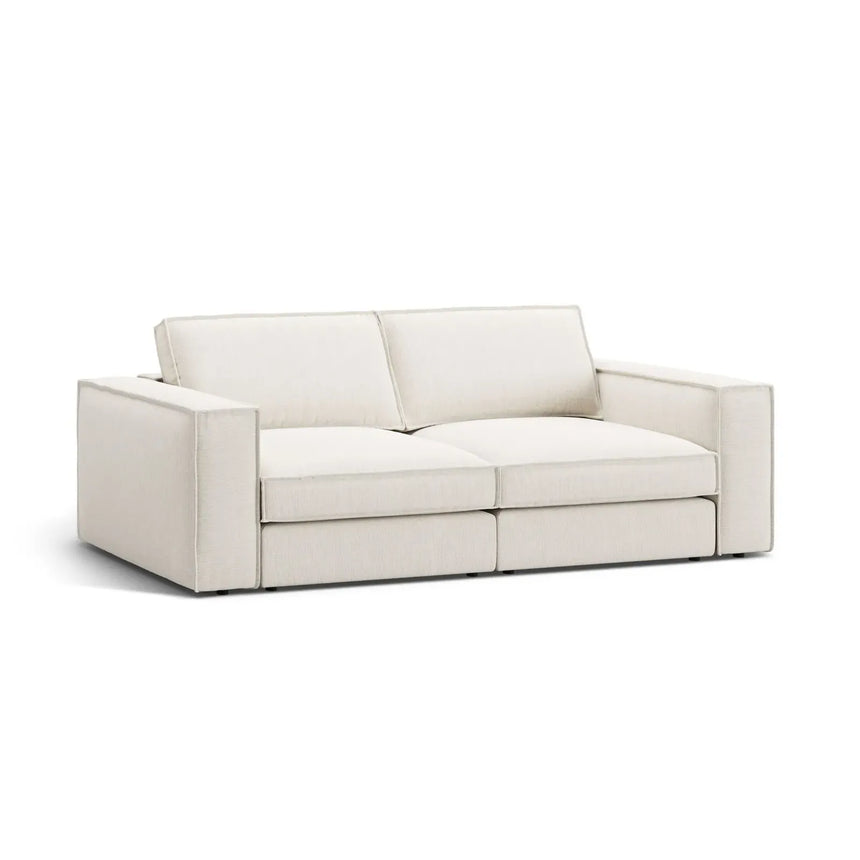 Pola 3-Sitzer Sofa aus Samt oder Strukturstoff, 236x103 cm - ZEN ZONE Furniture