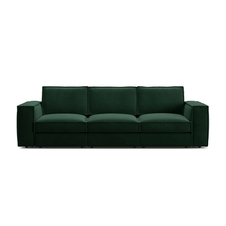 Pola 4-Sitzer Sofa aus Samt oder Strukturstoff, 284x103 cm - ZEN ZONE Furniture