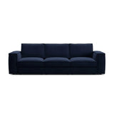 Pola 4-Sitzer Sofa aus Samt oder Strukturstoff, 284x103 cm - ZEN ZONE Furniture