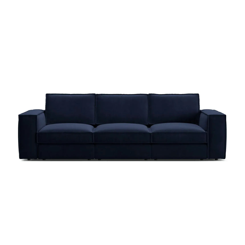 Pola 4-Sitzer Sofa aus Samt oder Strukturstoff, 284x103 cm - ZEN ZONE Furniture