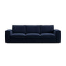 Pola 4-Sitzer Sofa aus Samt oder Strukturstoff, 284x103 cm - ZEN ZONE Furniture