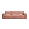 Pola 4-Sitzer Sofa aus Samt oder Strukturstoff, 284x103 cm - ZEN ZONE Furniture