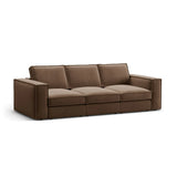 Pola 4-Sitzer Sofa aus Samt oder Strukturstoff, 284x103 cm - ZEN ZONE Furniture