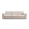 Pola 4-Sitzer Sofa aus Samt oder Strukturstoff, 284x103 cm - ZEN ZONE Furniture