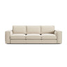 Pola 4-Sitzer Sofa aus Samt oder Strukturstoff, 284x103 cm - ZEN ZONE Furniture