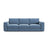 Pola 4-Sitzer Sofa aus Samt oder Strukturstoff, 284x103 cm - ZEN ZONE Furniture