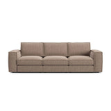 Pola 4-Sitzer Sofa aus Samt oder Strukturstoff, 284x103 cm - ZEN ZONE Furniture