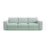 Pola 4-Sitzer Sofa aus Samt oder Strukturstoff, 284x103 cm - ZEN ZONE Furniture