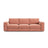 Pola 4-Sitzer Sofa aus Samt oder Strukturstoff, 284x103 cm - ZEN ZONE Furniture