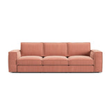 Pola 4-Sitzer Sofa aus Samt oder Strukturstoff, 284x103 cm - ZEN ZONE Furniture