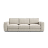 Pola 4-Sitzer Sofa aus Samt oder Strukturstoff, 284x103 cm - ZEN ZONE Furniture